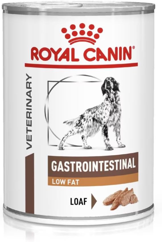 Royal Canin Veterinary Gastrointestinal Low Fat Dog Food 12 x 420g Cans  | Rosh Posh Ltd