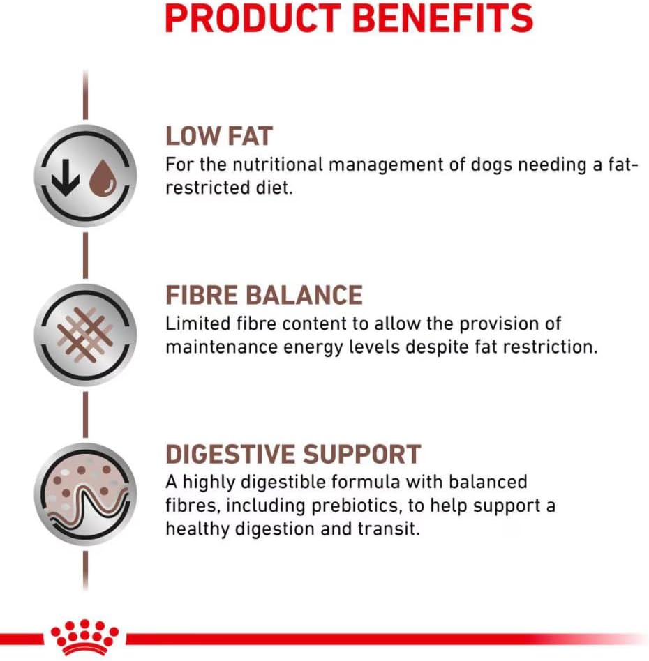 Royal Canin Veterinary Gastrointestinal Low Fat Dog Food 12 x 420g Cans  | Rosh Posh Ltd