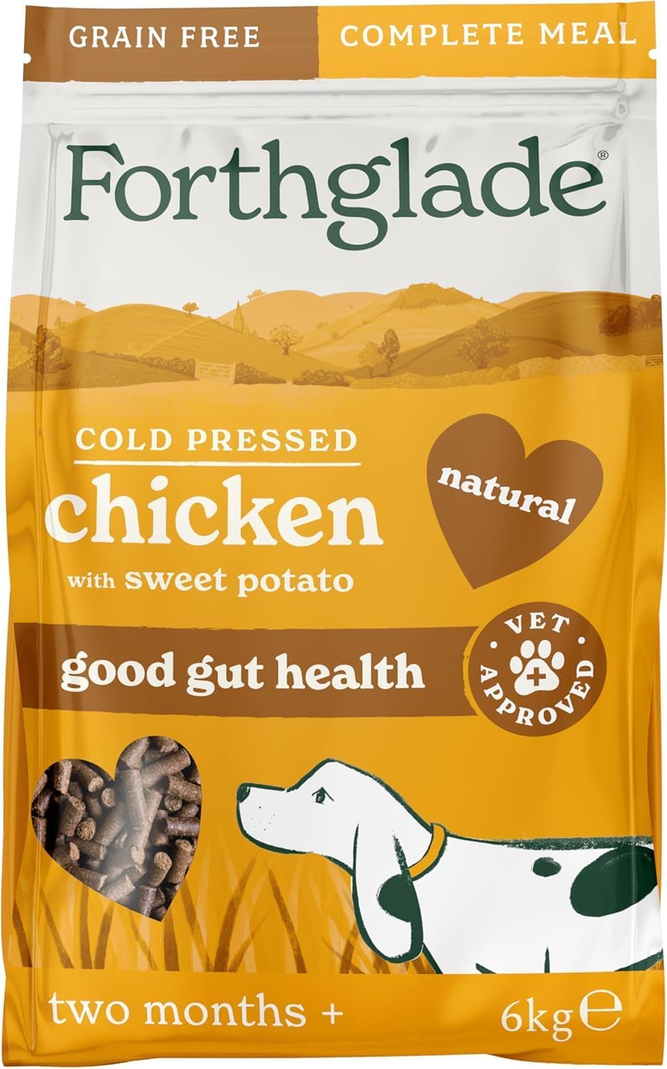 Forthglade Dry Dog Food, Cold Pressed (6kg),Rosh Posh