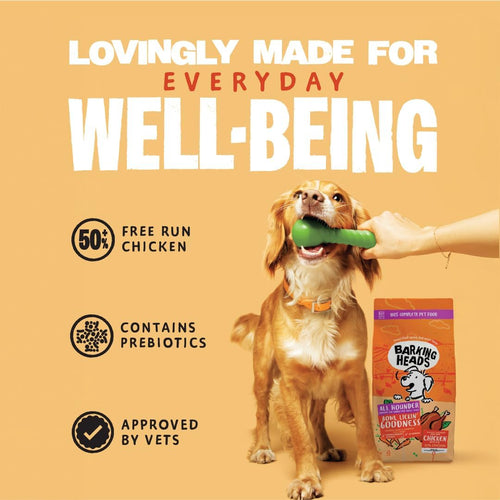 Barking Heads Dry Adult Dog Food 2kg - Chicken -Rosh Posh LTD