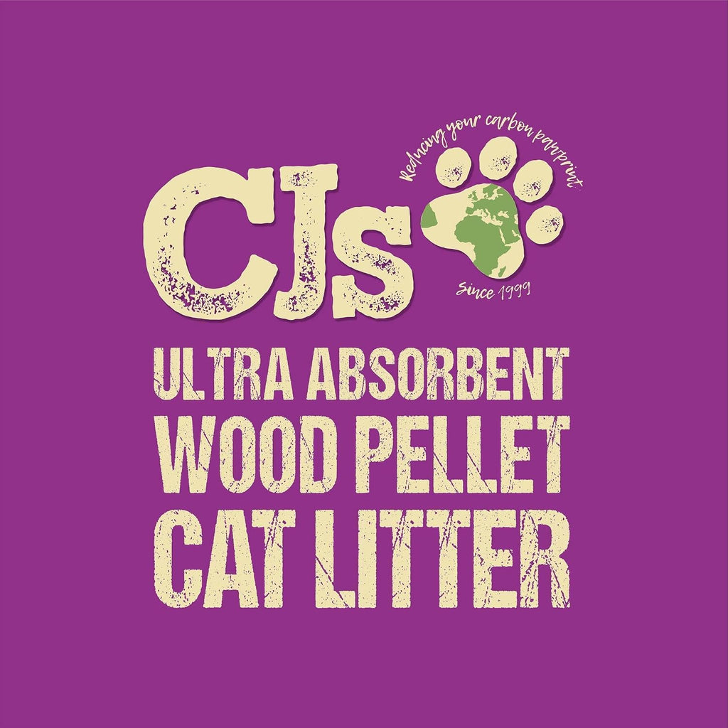 CJ's Premium Cat Litter Ultra Absorbent Wood Pellets, Biodegradable, 30 L rosh posh LTD