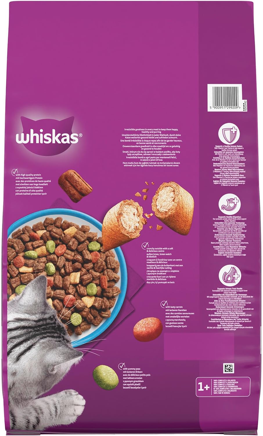 WHISKAS Adult Dry Cat Food 7kg with Tuna Rosh Posh LTD