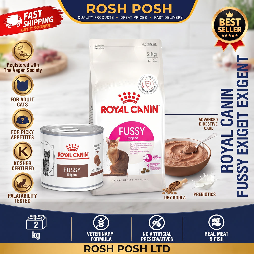 Royal Canin Fussy Adult Dry Cat Food 2kg Rosh Posh LTD