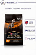 PRO PLAN VETERINARY DIETS OM Obesity Dry Dog Food 12kg Rosh Posh LTD