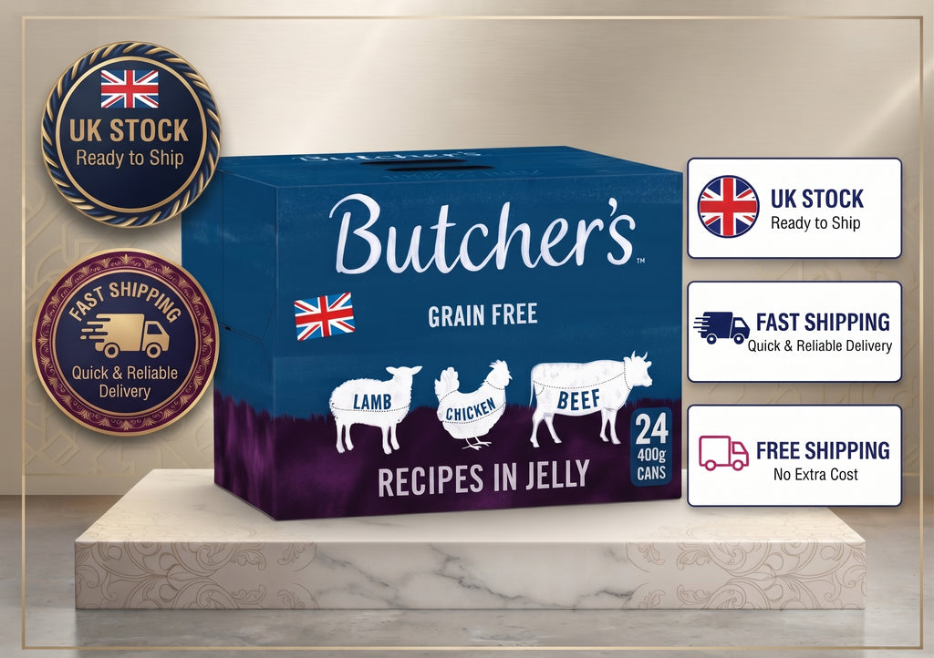Butcher's Complete Wet Can Adult Dog Food Recipes in Jelly Pack 24x400g rosh posh ltd