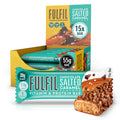 FULFIL Vitamin and Protein Bars, Chocolate Salted Caramel Flavour, 15 x 55g