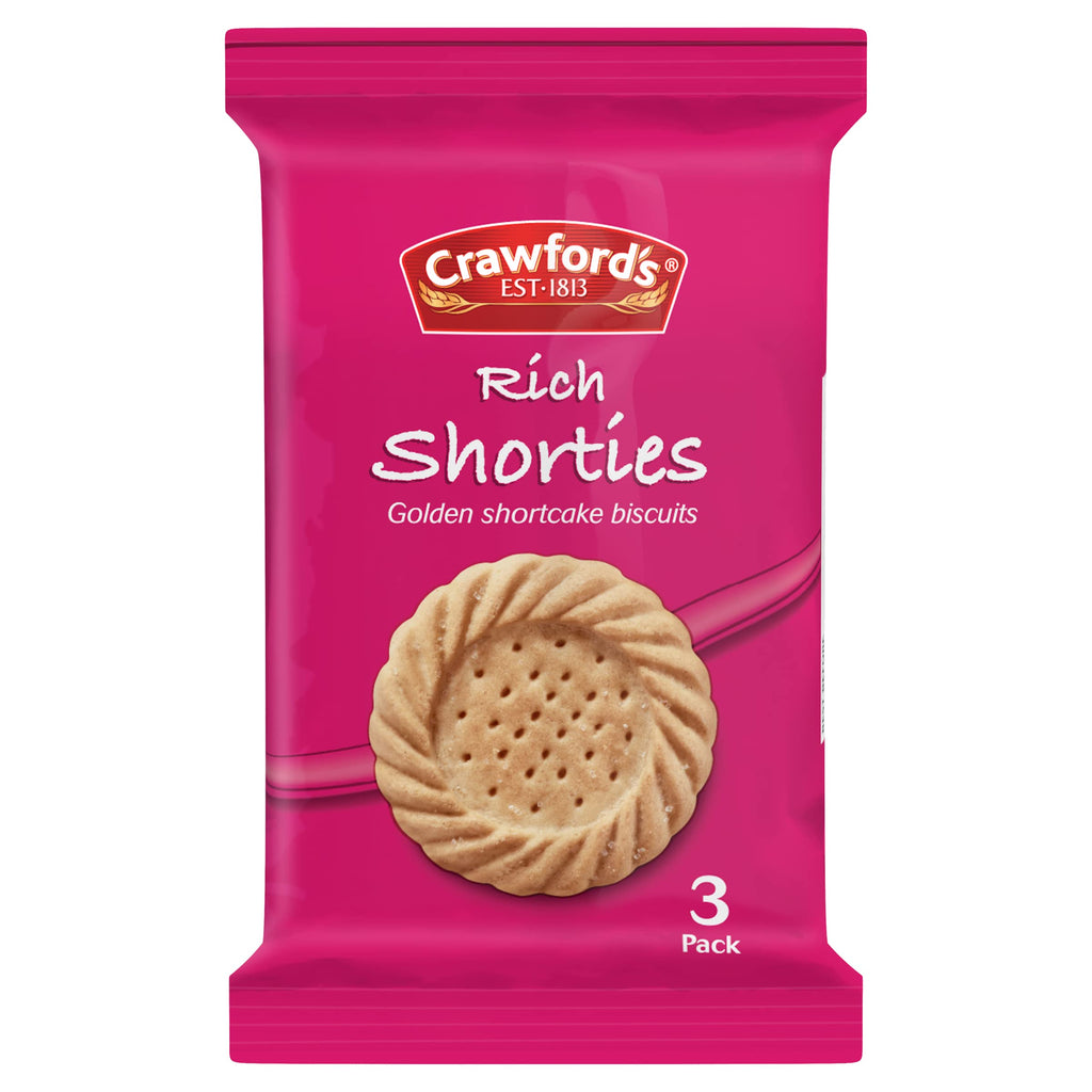 Crawford's Assorted Mini Biscuit Packs (Pack of 100)