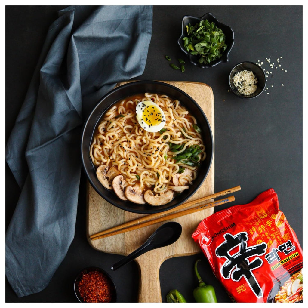 NONGSHIM Instant Noodle Shin Ramyun, 120 g (Pack of 5)