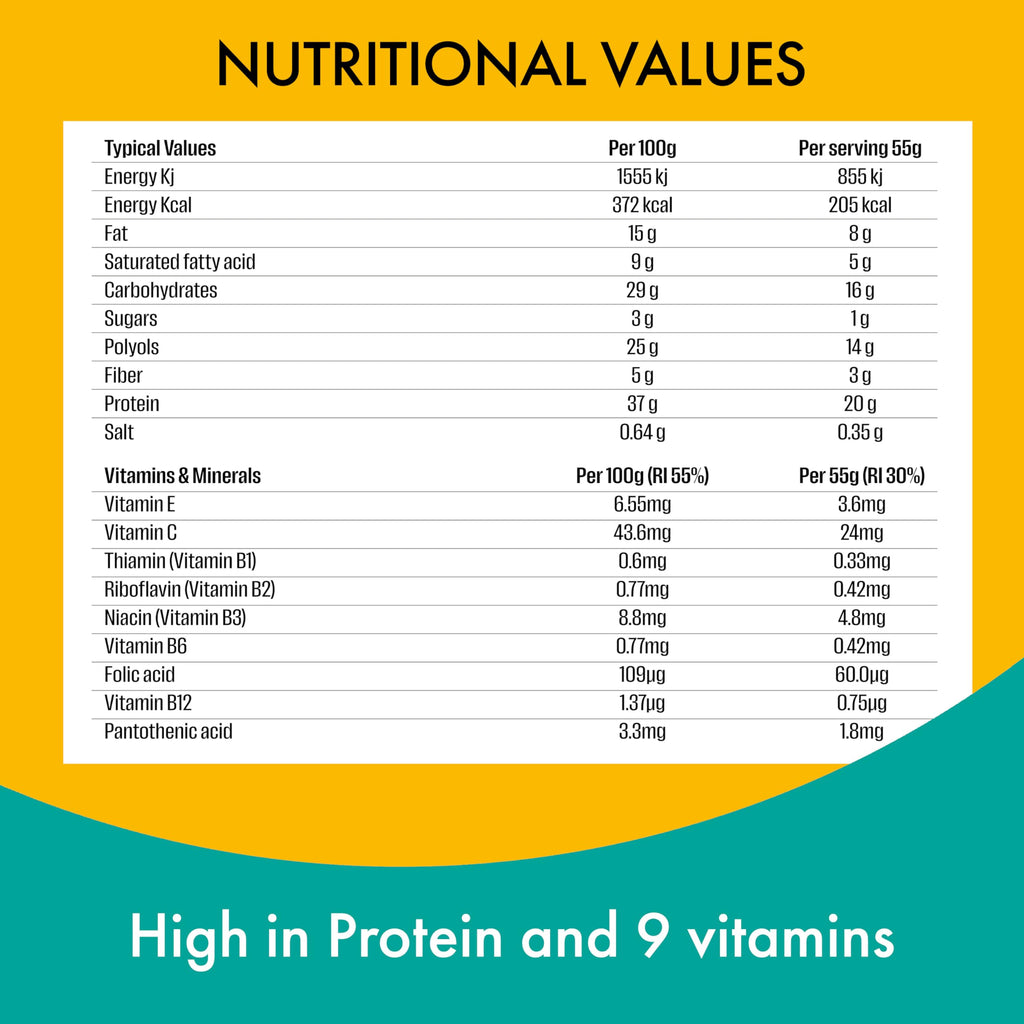 FULFIL Vitamin and Protein Bars, Chocolate Salted Caramel Flavour, 15 x 55g