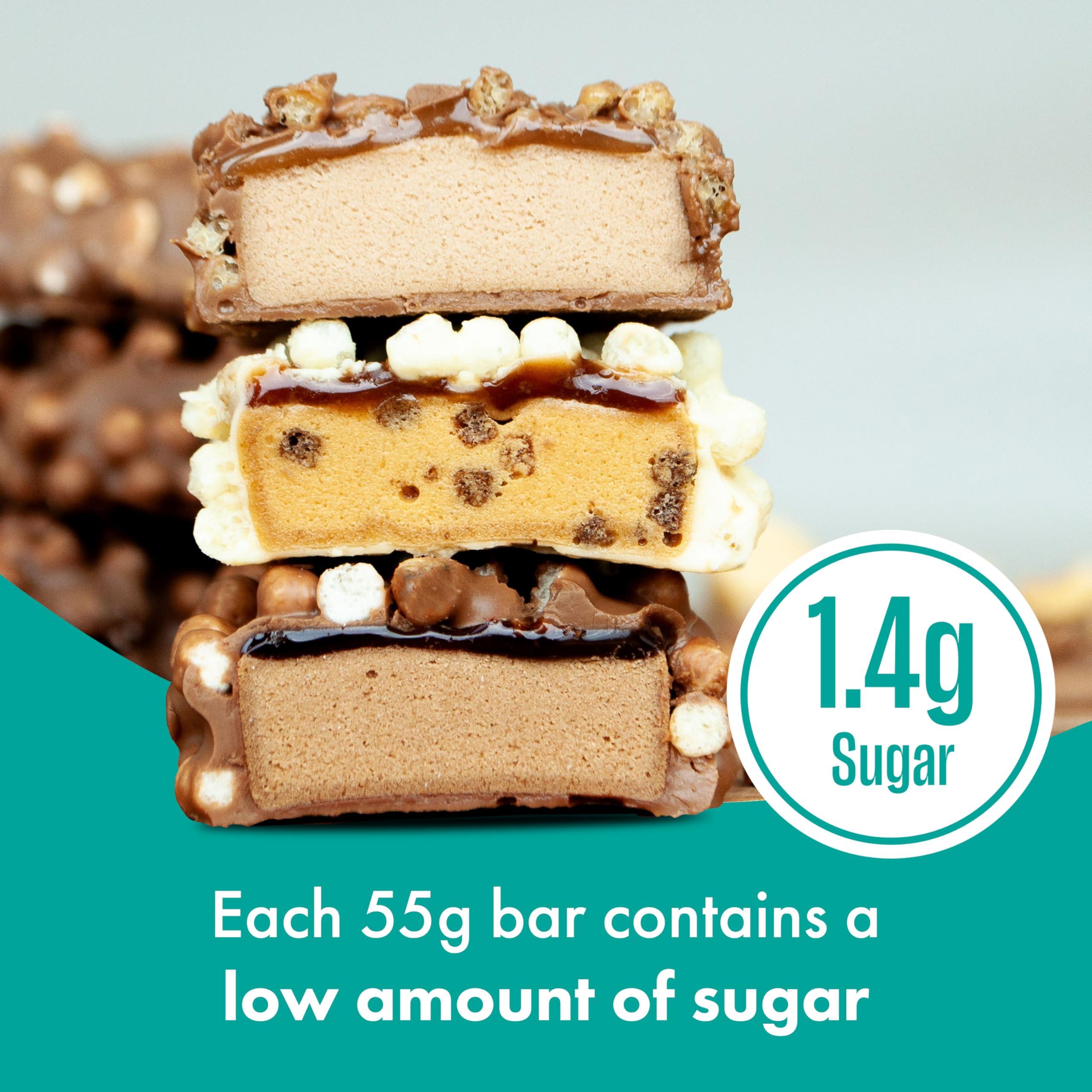 FULFIL Vitamin and Protein Bars, Chocolate Salted Caramel Flavour, 15 x 55g