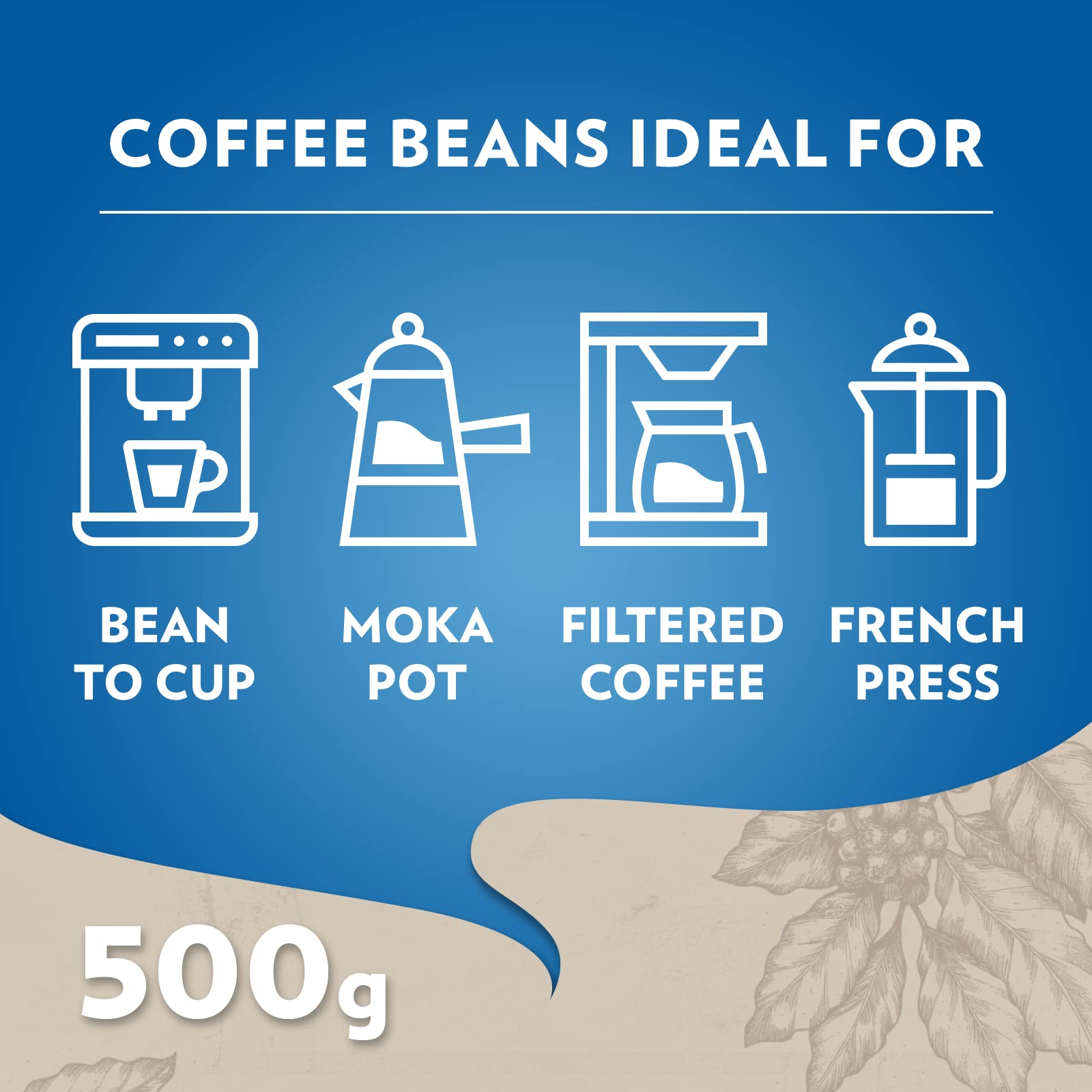 Lavazza, Caffè Decaffeinato Ground Coffee, 8 x 250 g