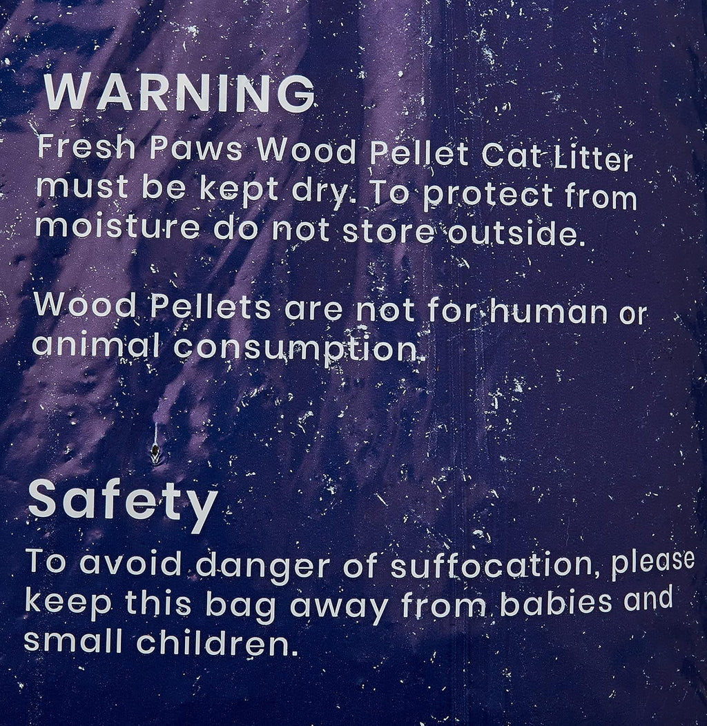 Fresh Paws Premium Wood Pellet Cat Litter, 30 L Rosh PoshLTD