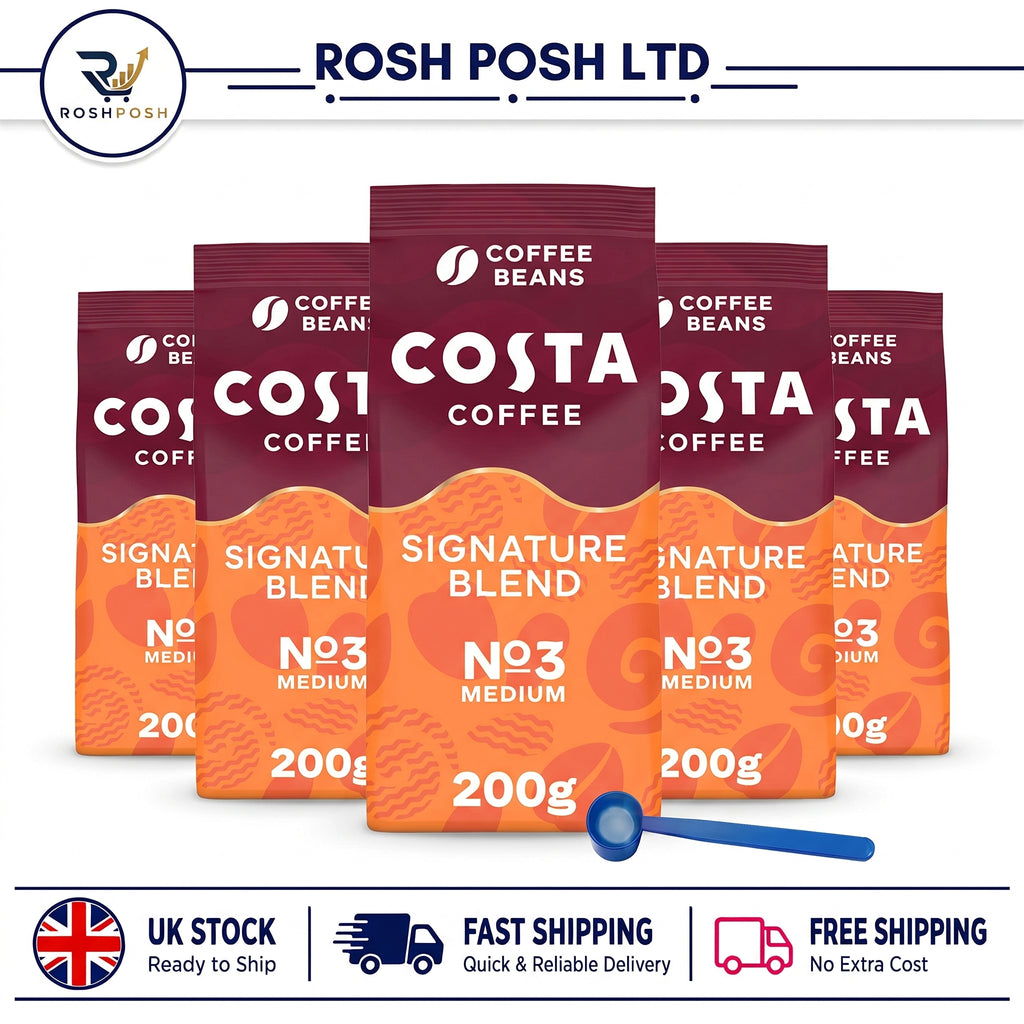 Costa Coffee Signature Blend Beans 5 x 200g | 1kg | Rosh Posh Ltd