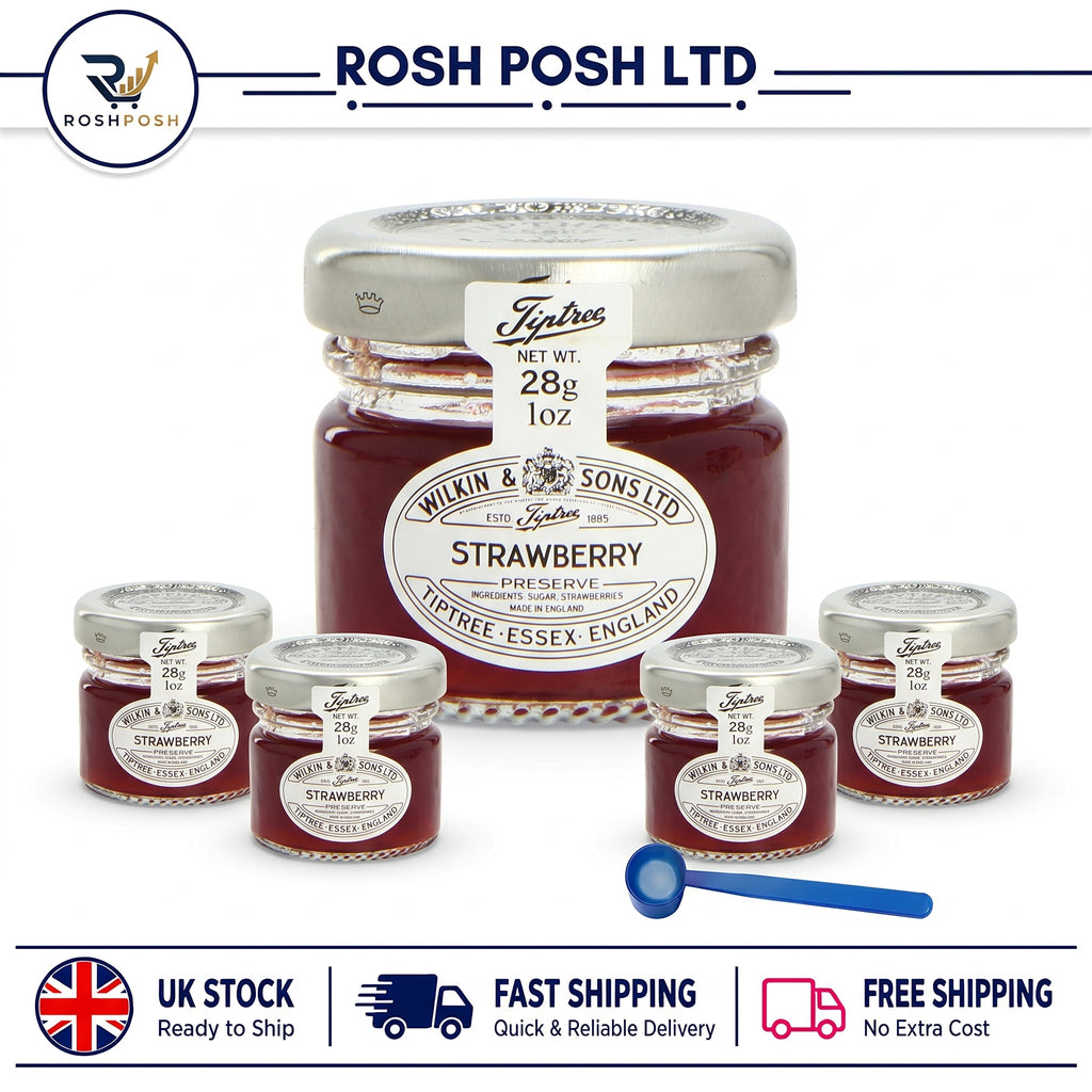 Tiptree Strawberry Jam Mini Jars 72 x 28g | Rosh Posh Ltd
